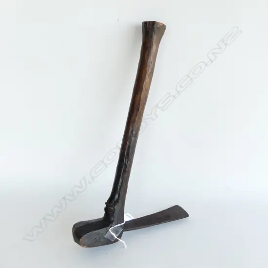 An African hoe,